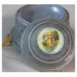 Vintage musical Powder Box
