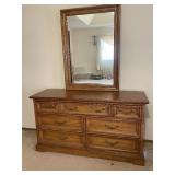 Vintage Dresser and Mirror
