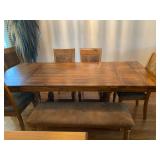Horton’s Table/6 Chairs/Bench