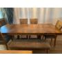 Horton’s Table/6 Chairs/Bench