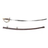 US Sword w/Scabbard, Model 1860