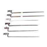 Assorted lot of 6 All-Steel Bayonets