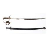 Lot 31 German Infantry Sword w Scabbard