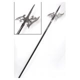 Lot 54 American Colonial Openwork Halberd, 18th C. Style