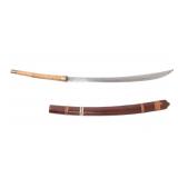 Lot 60 Burmese DHA Sword with Scabbard