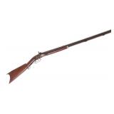 Lot 130 American Half Stock Percussion Rifle