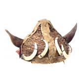 Lot 178 Naga Rattan Braided Headhunters Helmet