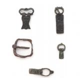 Lot 182 Medieval Buckles, 14th - 15th century