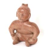 Lot 214 Authentic Colima Pottery Hunchback Figure