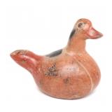 Lot 217 Colima Terracotta Duck Vessel, 300BCE - 300CE