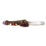 Lot 276 Gorgeous Crystal & Amethyst Mystic Energy Wand