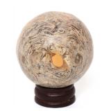 Lot 293 Beautifully Polished Section of Dinosaur Bone