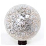 Lot 294 Finely Polished Dinosaur Bone Sphere wStand