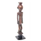 Lot 309 Wood Carved Standing Ancestor Figure, Indonesia