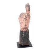 Lot 317 Sumba Wood Carved Portrait of a Shaman