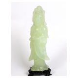 Lot 350 Chinese Hardstone Statue of Guanyin
