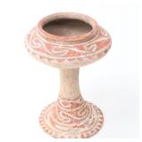 Lot 357 Ban Chiang Painted & Incised High Pedestal Vase, Thai Neolithic 1000BCE