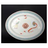 Lot 367 Qing Dynasty Chinese Porcelain Oval Dish