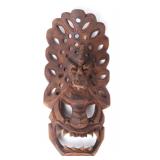 Lot 404 Filipino Bakunawa Wood Carved Mask