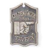 Lot 420 Golden Finger Tavern 1801 Plaque