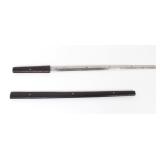 Lot 52 Chinese Straight Sword w Scabbard