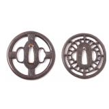 Lot 54 Two Japanese Openwork Tsuba