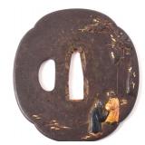 Lot 56 High Quality Japanese Mixed Metal Tsuba