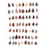 Lot 71 Wonderful Collection of 63 Miwok Tribe Arrowheads