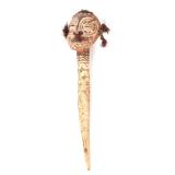 Lot 76 PNG Painted Bone Dagger