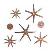 Lot 114 Collection of Excavated Iron Spiked Spurs, 16th c.