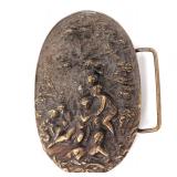 Lot 128 Nudes in Woods, Bergamot Brass Work Buckle