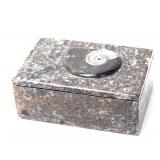 Lot 137 Composite Fossilized Ammonite Jewelry Box
