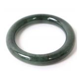 Lot 157 Chinese Spinach Jade Hair Bangle, 20 grams