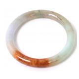 Lot 158 Rare Qing Chinese Natural Four Color Jade Bangle