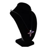 Lot 165 Gorgeous Handmade Hummingbird Pendant Necklace