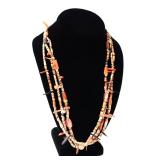 Lot 190 Ecuadorian Chip Seed Coral Necklace