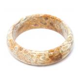 Lot 193 Lovely Polished Coral Bangle Bracelet