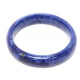 Lot 195 Stunning All Natural Polished Lapis Lazuli Bangle Bracelet