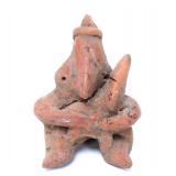 Lot 201 Colima Pottery Mother & Child Figure, 300BCE-300CE