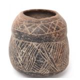 Lot 203 Pre-Columbian Incised Vessel