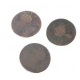 Lot 216 Three Shipwreck Great Britian Halfpenny Coins