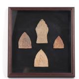 Lot 278 Four Antique Southeast Asian Terracotta Plaques