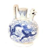 Lot 361 Chinese Double Beak Blue and White Ewer