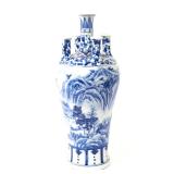 Lot 364 Chinese Blue & White Five Spout Vase
