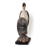 Lot 387 PNG Wood Mask w Bird Figure Crest