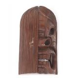 Lot 395 Vintage Tiki Wood Carved Tribal Mask