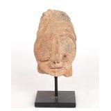 Lot 445 Ancient Abstract Terracotta Head, Bura Culture 300-1100 CE