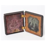 Lot 458 Antique Photo Frame of Female