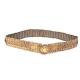 Lot 2 Brightly Gilt Balkan Caucasian Belt, 73 Panels