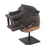 Lot 3 Senufo Firespitter Helmet Mask, Ivory Coast
